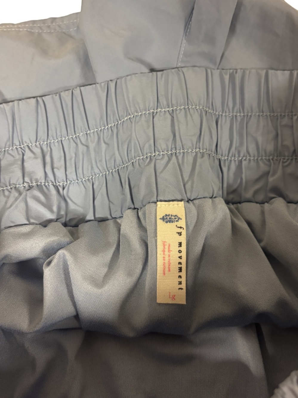 FP Movement Blue/Gray Get Your Flirt On Shorts • Size Large - Picture 10 of 10